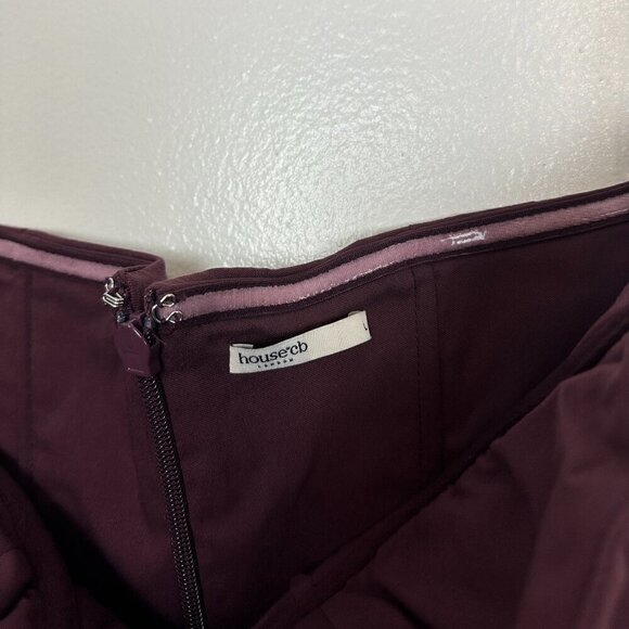 HOUSE OF CB Lucia Strapless Corset Maxi Dress in Grape Size Large - Picture 6 of 10